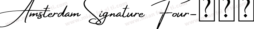 Amsterdam Signature Four字体转换